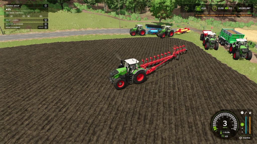 Farming Simulator 25- Plowing