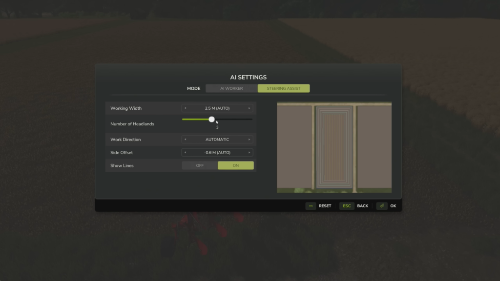 Farming Simulator 25- AI Settings