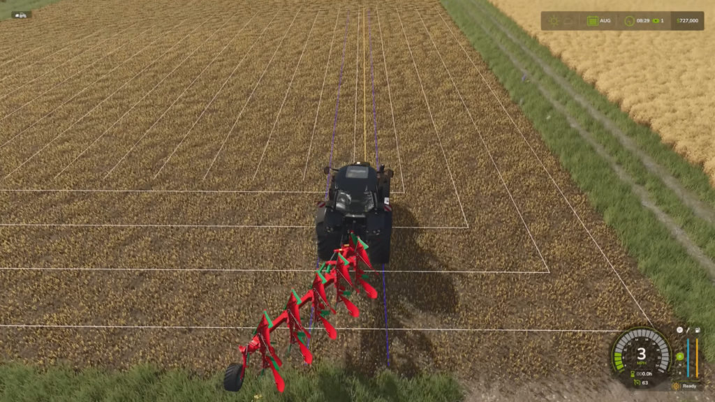 Farming Simulator 25- Field Lines