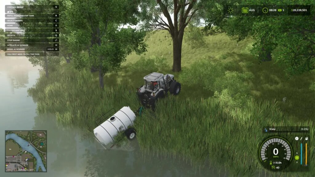 Farming Simulator 25- Water Refill